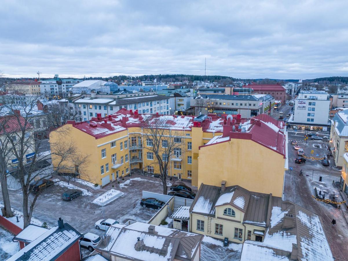 Runo Hotel Порво Екстериор снимка Aerial view of central Oulu
